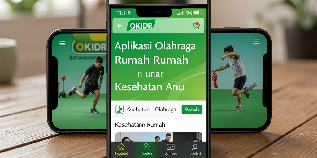 Antarmuka OKIDR yang intuitif untuk Olahraga Rumah.