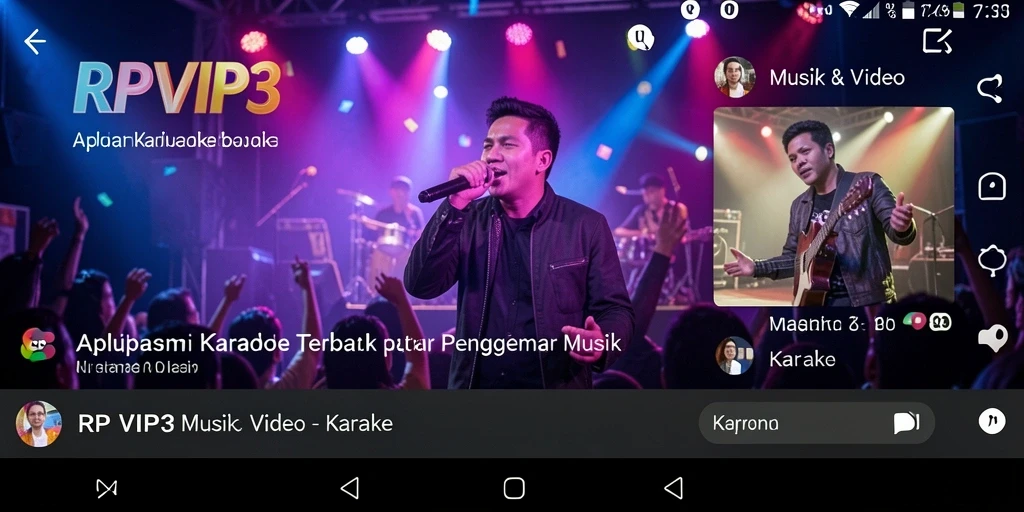 Antarmuka RPVIP3 untuk pengalaman karaoke yang seru.
