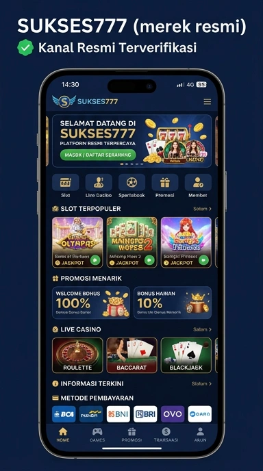 Kanal Resmi Sukses777 untuk Pengguna Android Indonesia